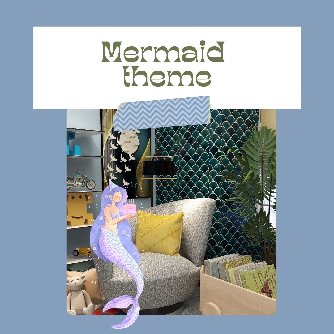 Mermaid Themed Girls Room Ideas