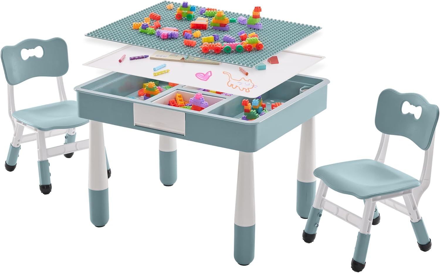 Baby Furniture: Kids activity table and chairs set