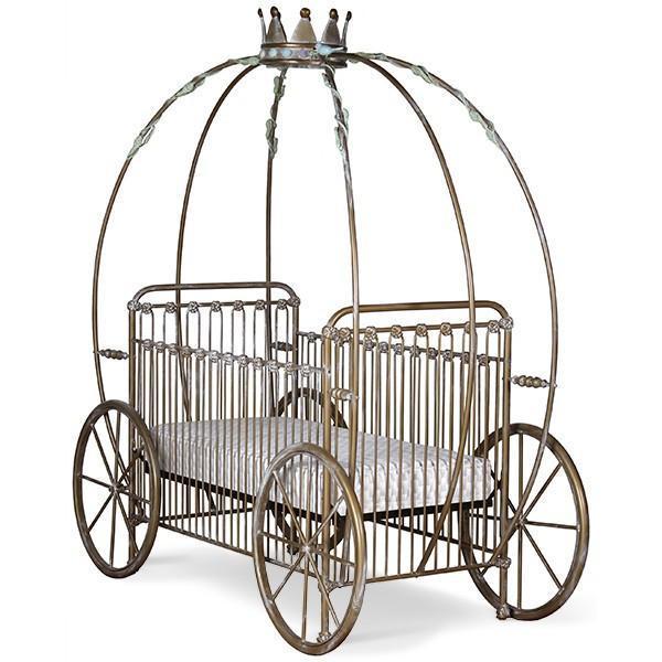 Custom Made Pumpkin Canopy Iron Crib from Jack and Jill Boutique