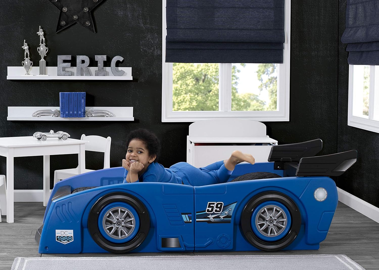 Baby Furniture: Race Car Bed from toddler to twin size