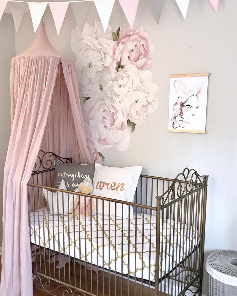 Angie Goff's Nursery with Iron Crib from Bratt Decor