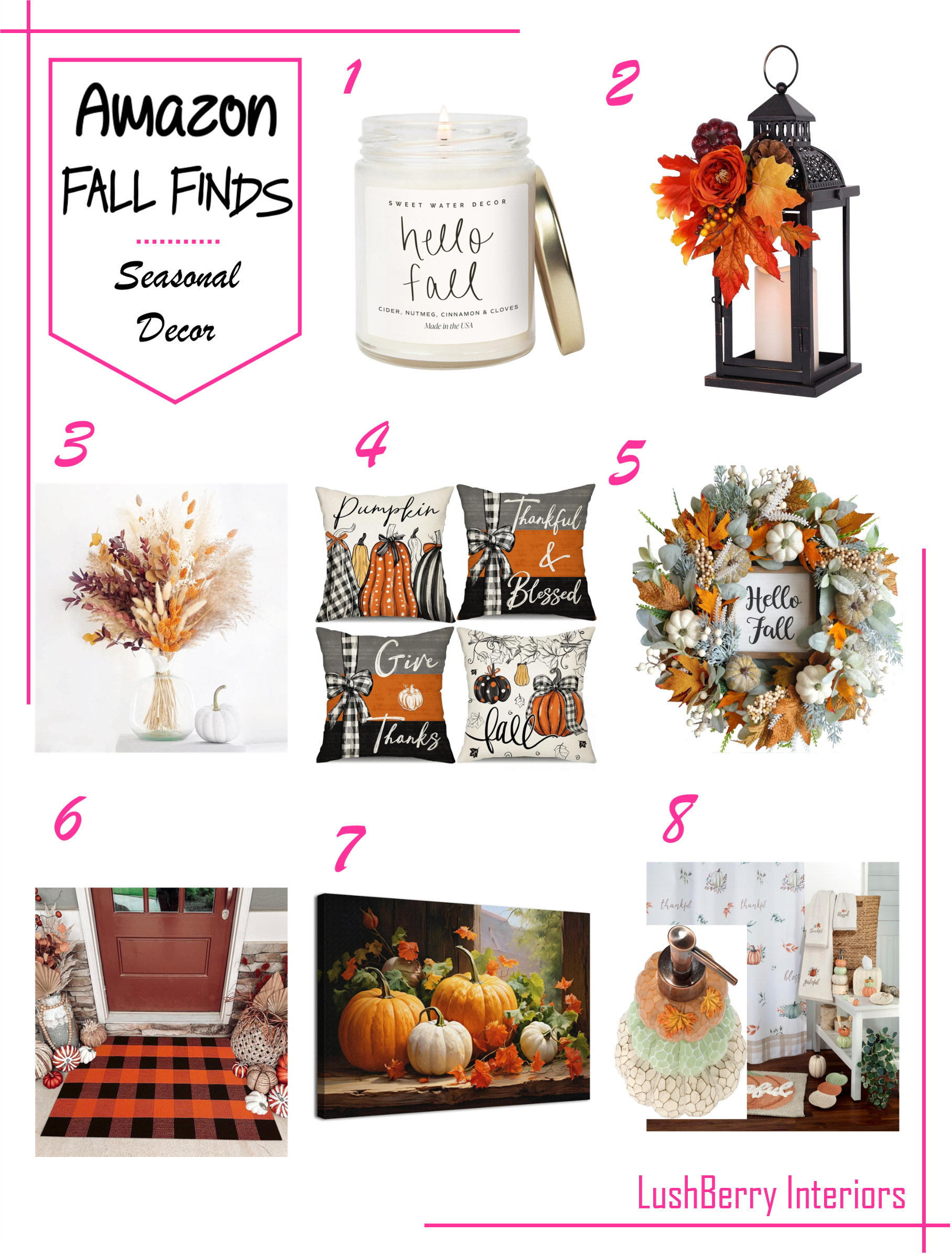 Amazing Fall Decor Finds from Amazon