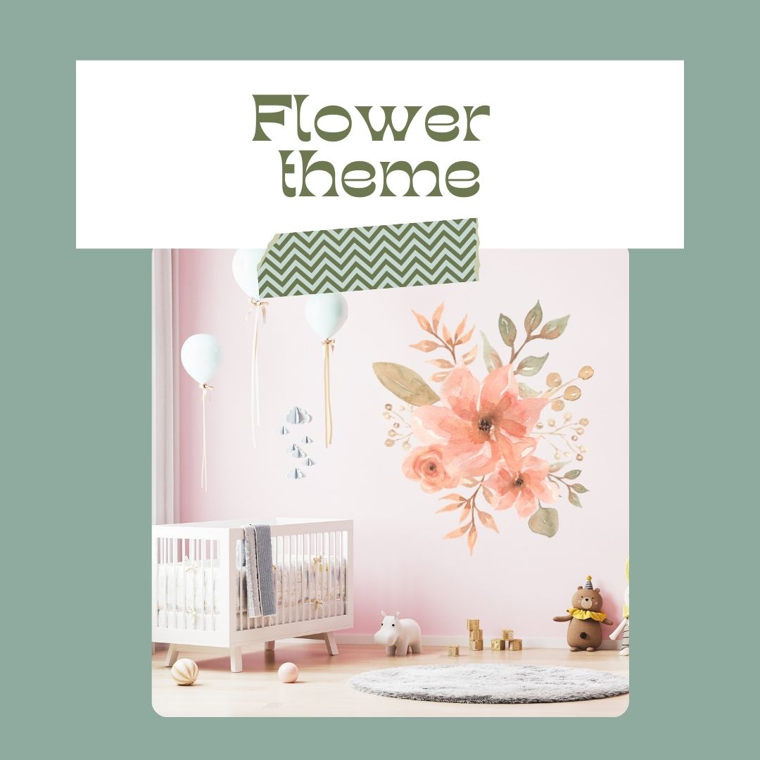 Flowers Themed Girls Room Ideas