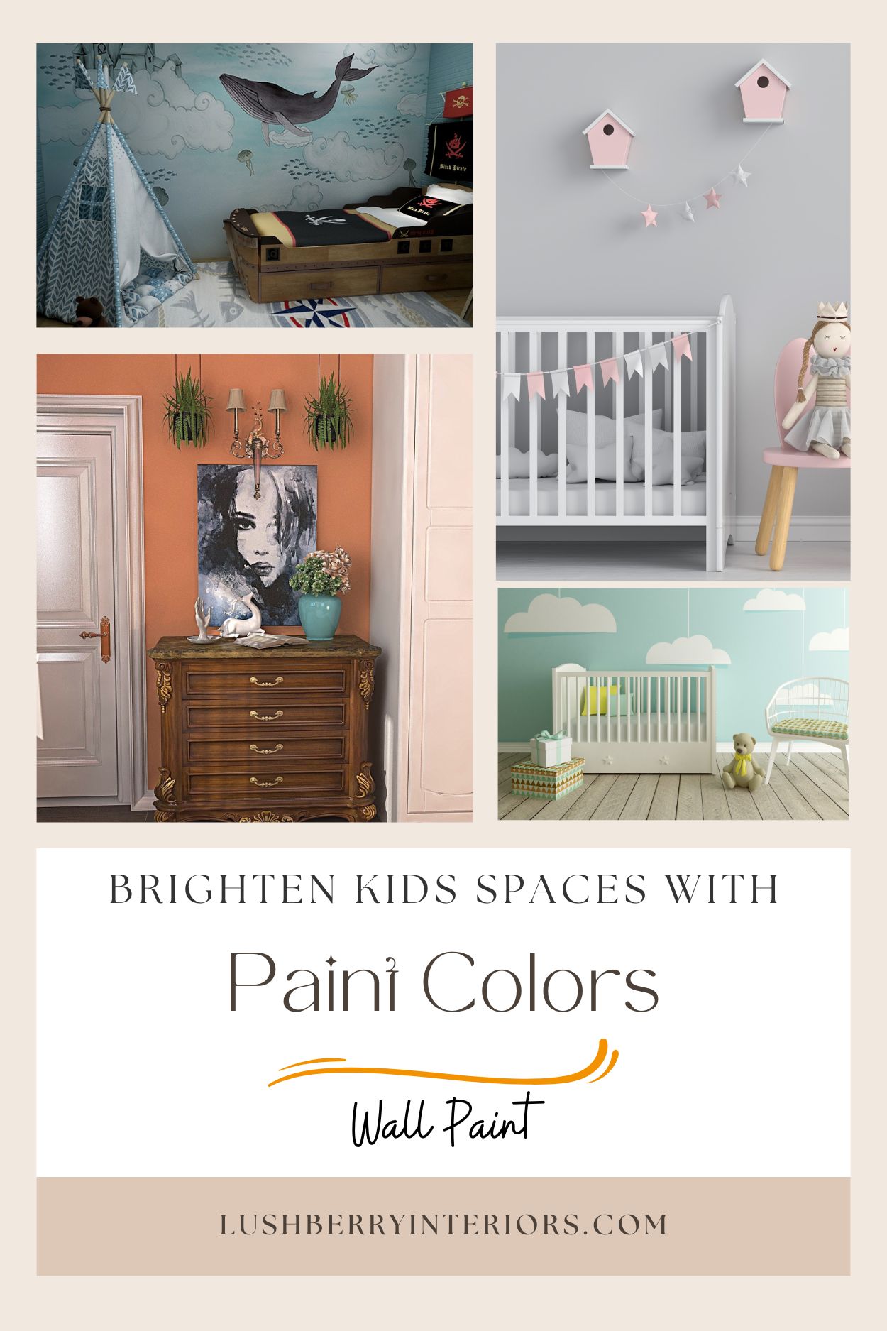 How to Choose Paint colors for Kids Spaces