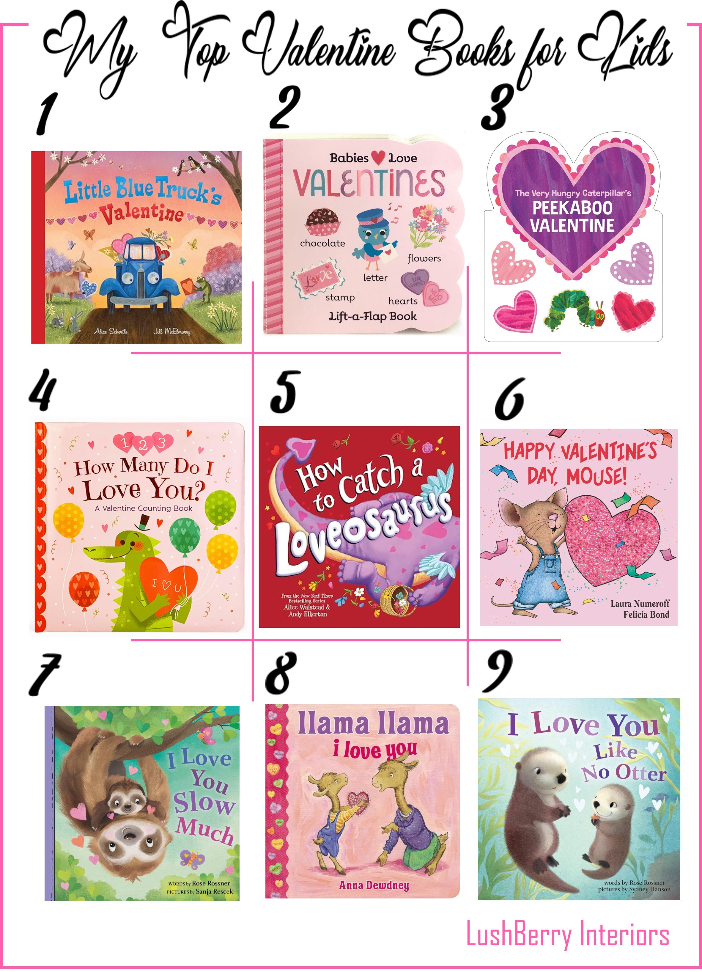 My Top Picks for Valentine's Day books for Kids