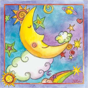 Art 4 Kids Moon Wall Art